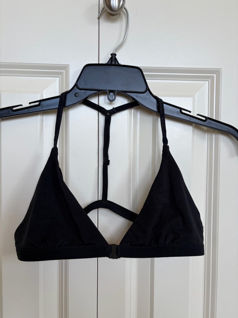 Lululemon Black Triangle Bralette with Front Clasp
